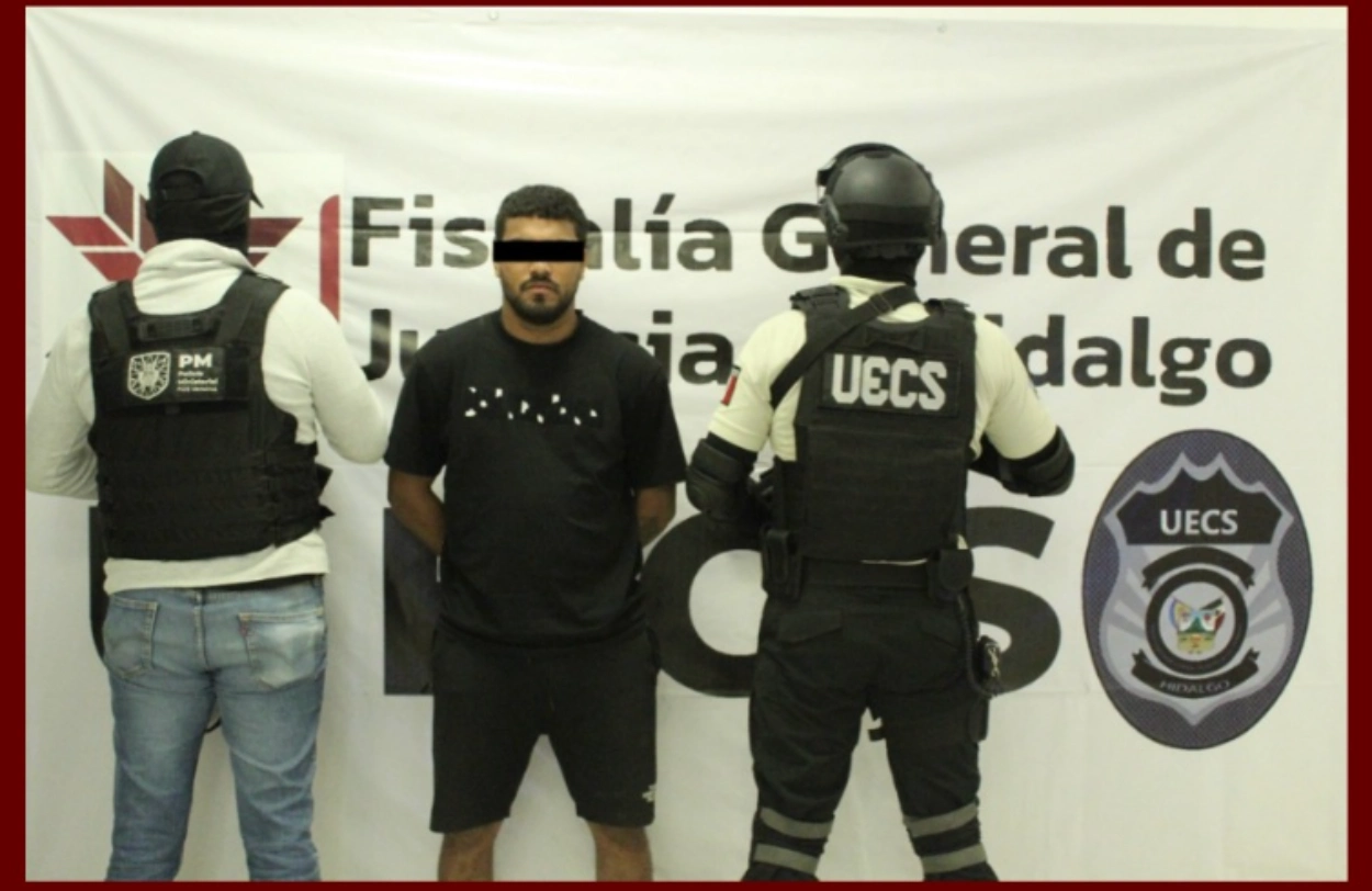 Capturan en Hidalgo a colombiano buscado por secuestro en Veracruz