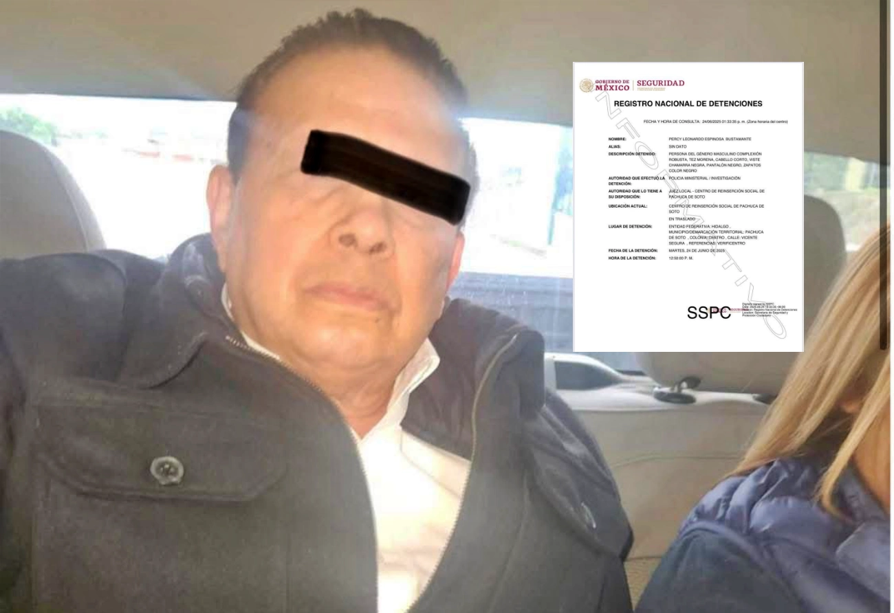 ¿Quién es Percy Espinosa? el líder sindical de Pachuca detenido por abuso sexual