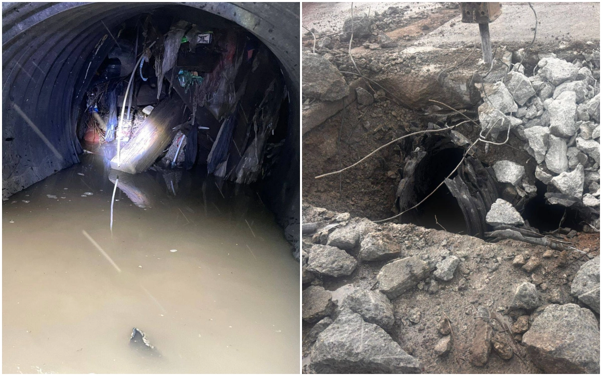 ¡Basura, muebles y escombros bloqueaban canal en Los Viñedos! Activan operativo de emergencia en Zempoala