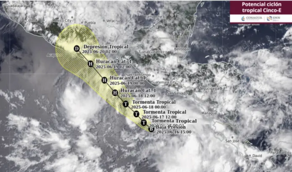 Huracán Erick causa caos en Puerto Escondido: vuelos cancelados, grandes olas y cortes de luz