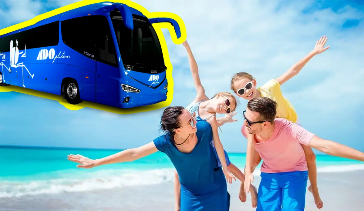 Asientos de los autobuses ADO Platino renovados con pantalla individual para viajes largos.