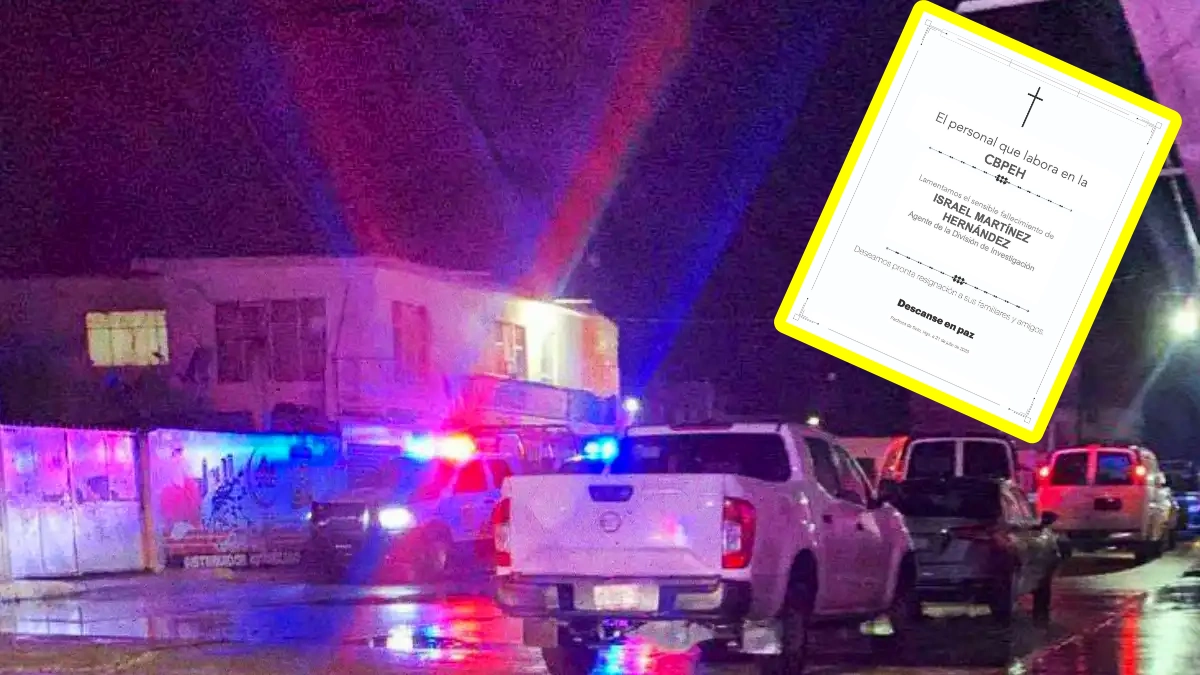 Comisión de Búsqueda da el último adiós a Israel Martínez, agente abatido en Tula durante operativo por secuestro