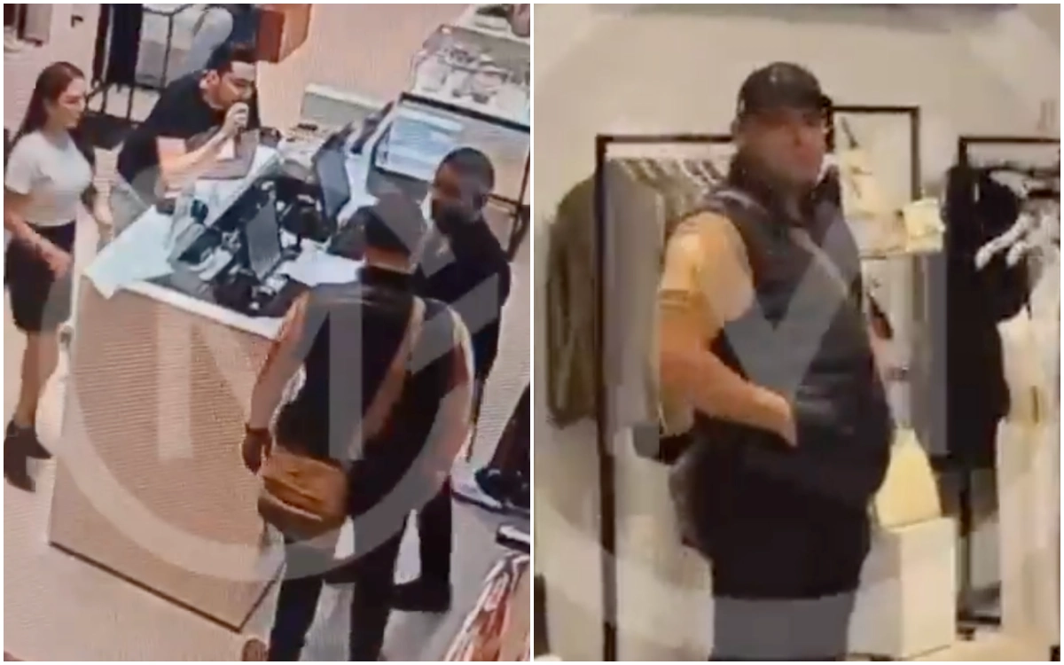 Alcalde de Cuyoaco protagoniza escándalo en tienda de Angelópolis, Puebla.