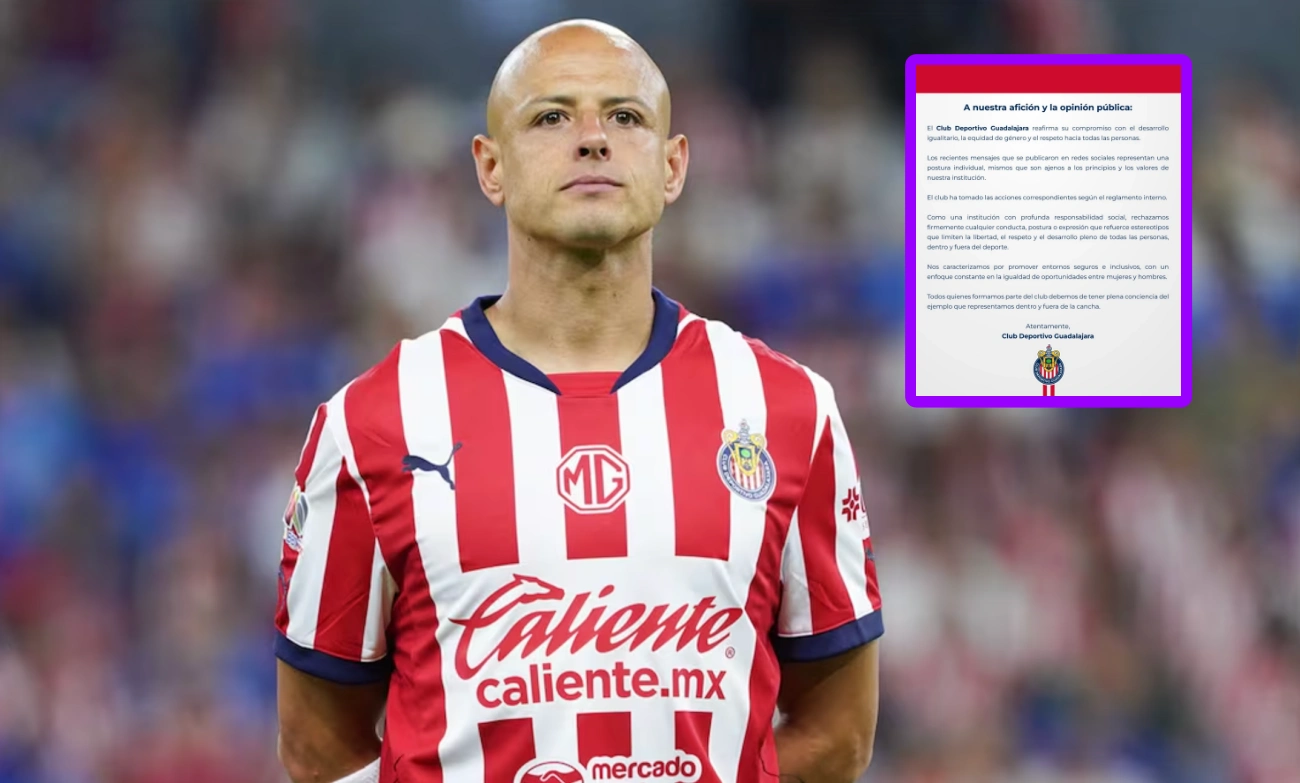 Chivas emite postura oficial contra declaraciones de Chicharito.