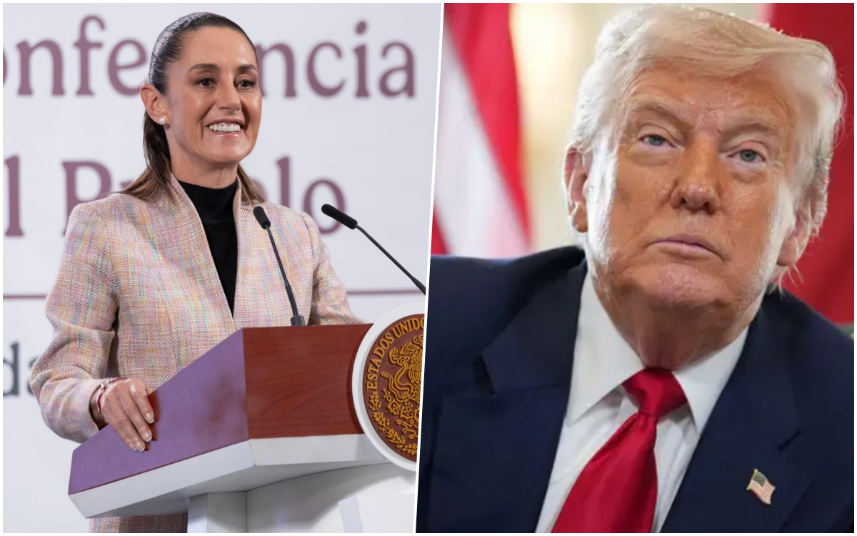 Claudia Sheinbaum llamará a Donald Trump para frenar aranceles del 30% a productos mexicanos; se reunió con congresistas en Palacio Nacional.