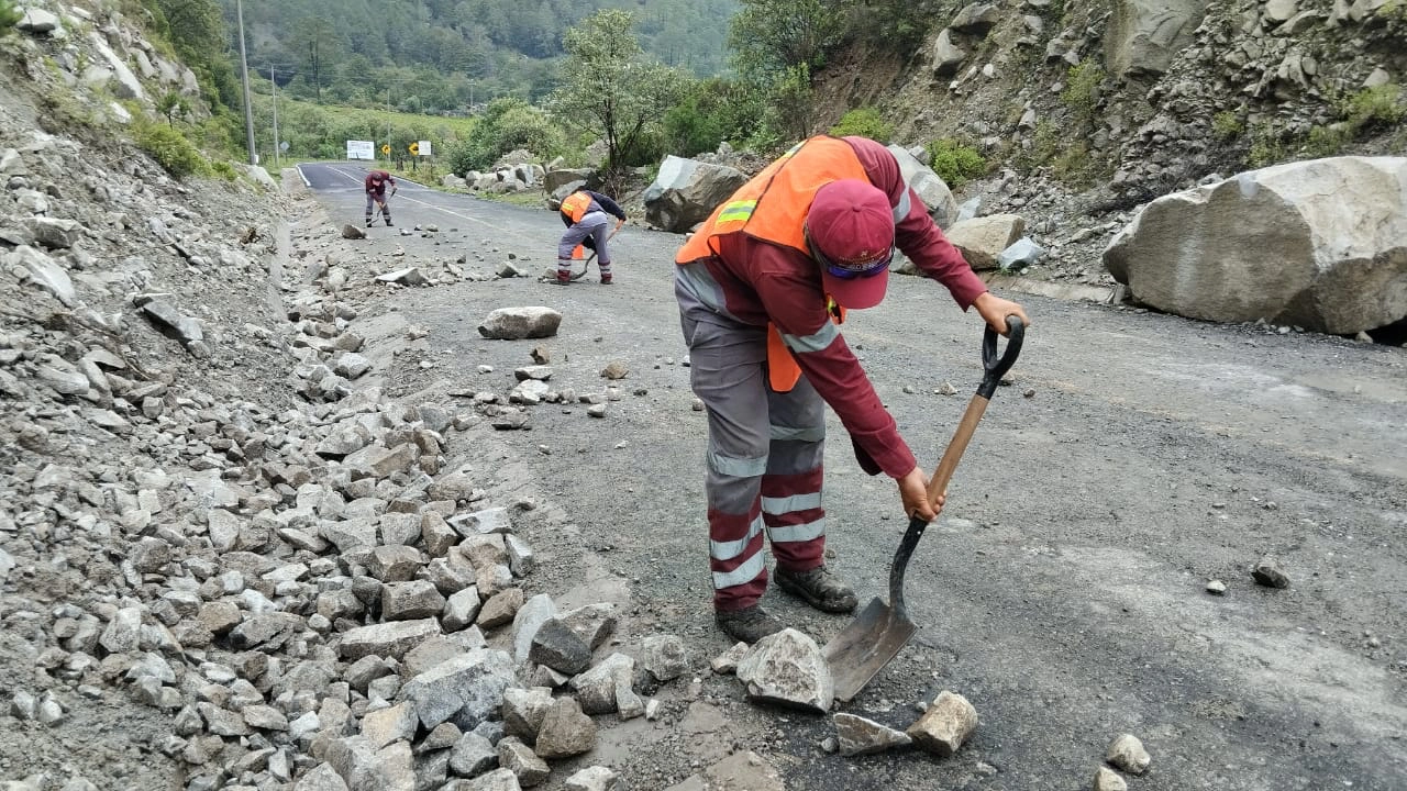 Lluvias colapsan carreteras en Hidalgo: estos son los tramos más afectados