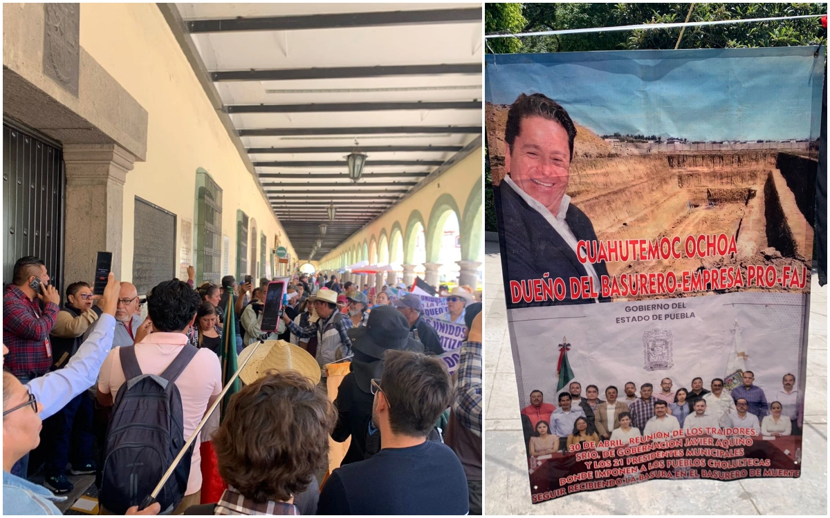 Quieren meter más basura’: exigen cierre del relleno de Cuauhtémoc Ochoa en Cholula