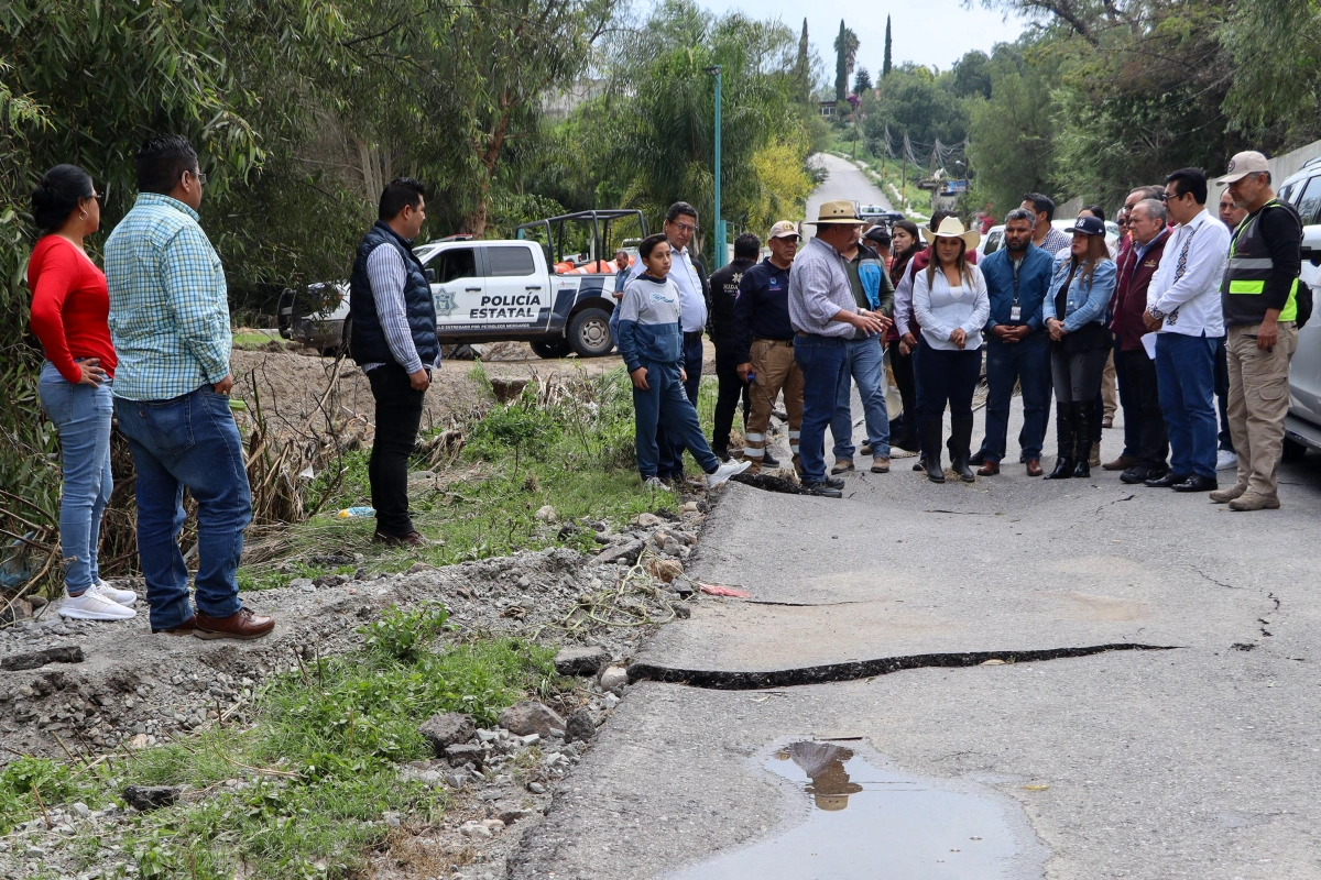 Declaran fin de emergencia en Tezontepec pese a daños en viviendas, escuelas y comercios