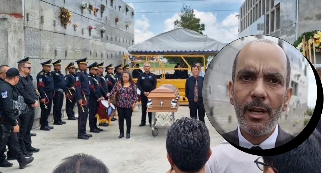 El procurador Francisco Fernández Hasbun acudió al sepelio del agente Vicente Monroy Ballesteros