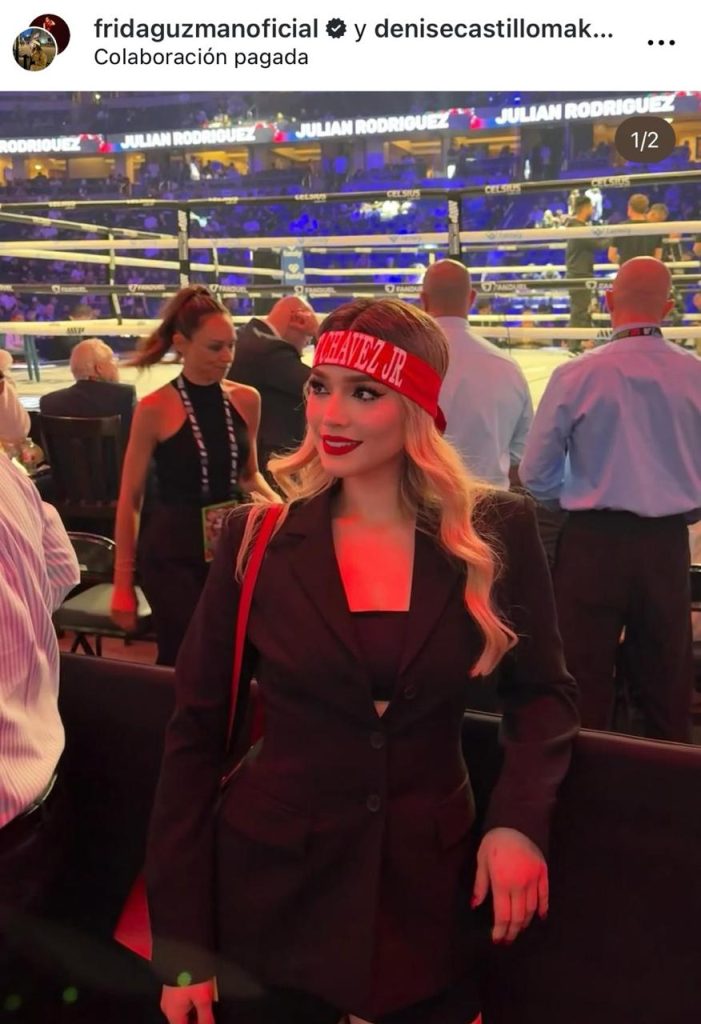 Frida Guzmán Muñoz, hijastra de Julio César Chávez Jr, nació en 2006