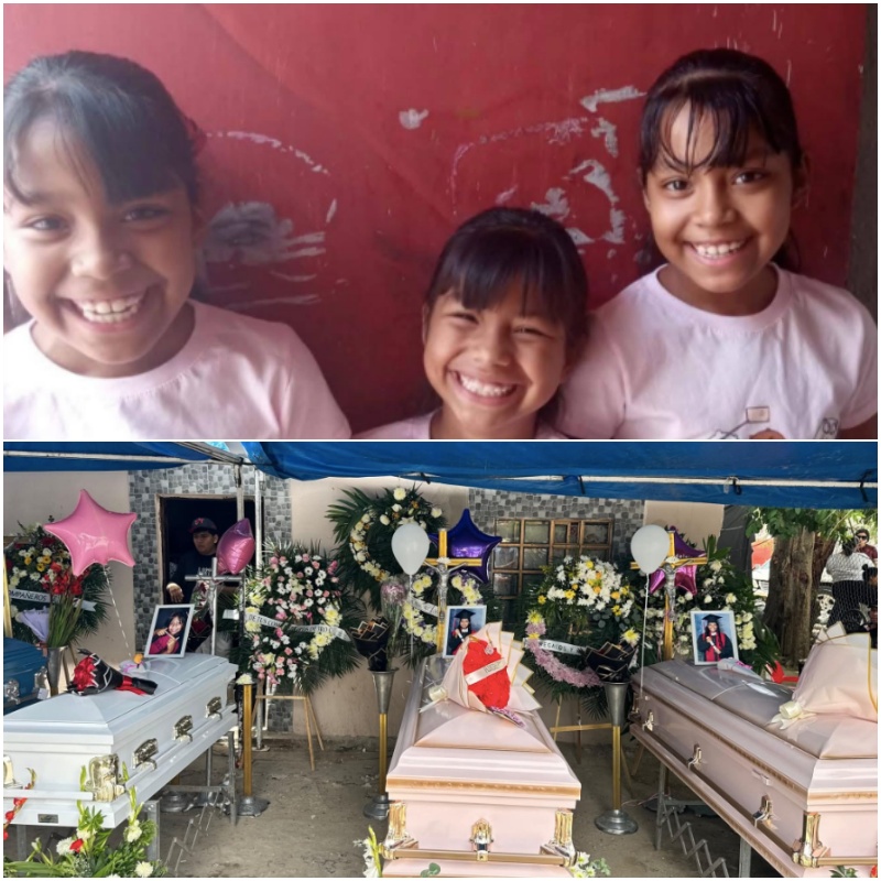 Velan a las tres niñas y su mamá acribilladas en Hermosillo; pareja de la víctima es detenido