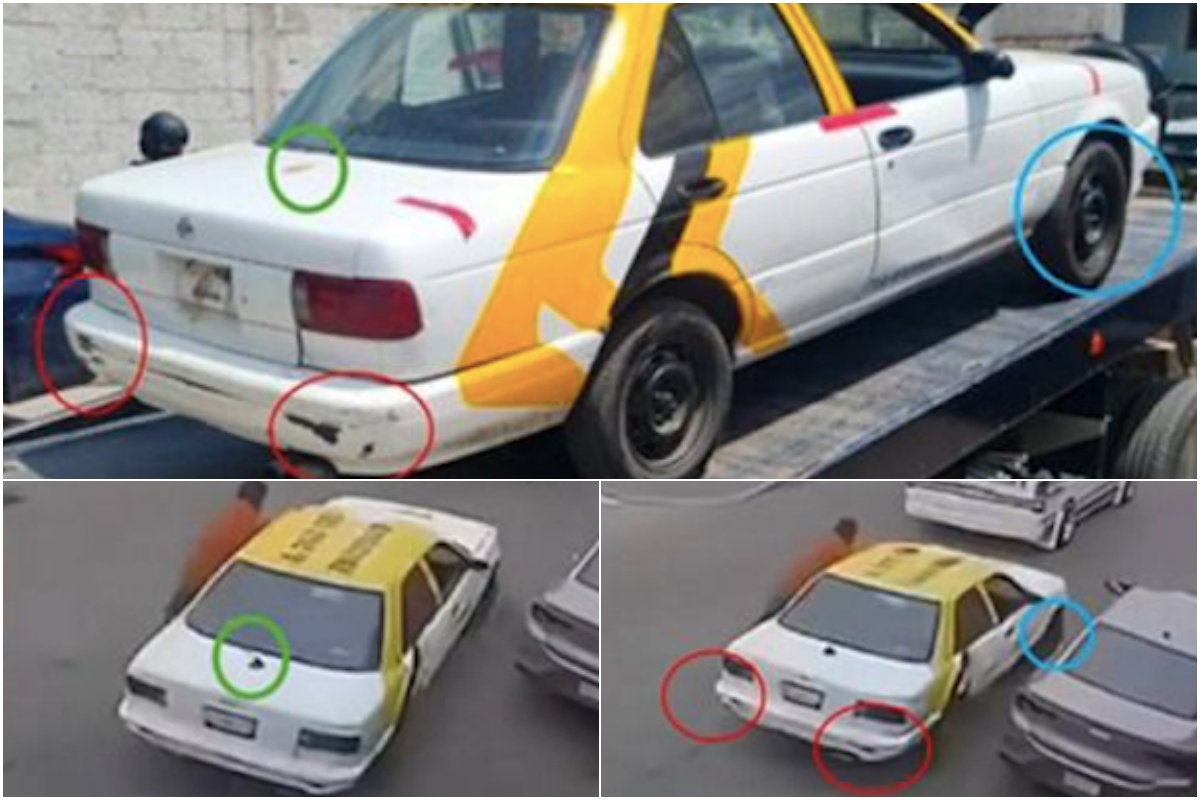 Taxi que embistió a supervisor de la Semot es localizado en Tulancingo