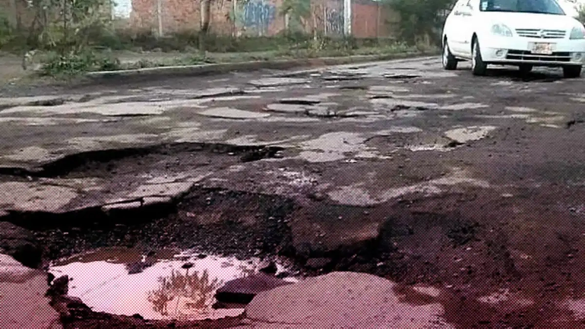 Tráfico en el bulevar Nuevo Hidalgo durante obras en Pachuca