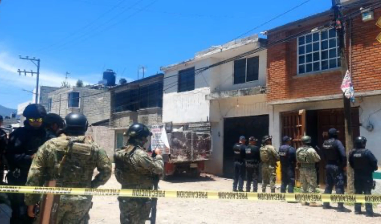 Así rescatan a dos personas secuestradas y aseguran casa de seguridad en Ecatepec