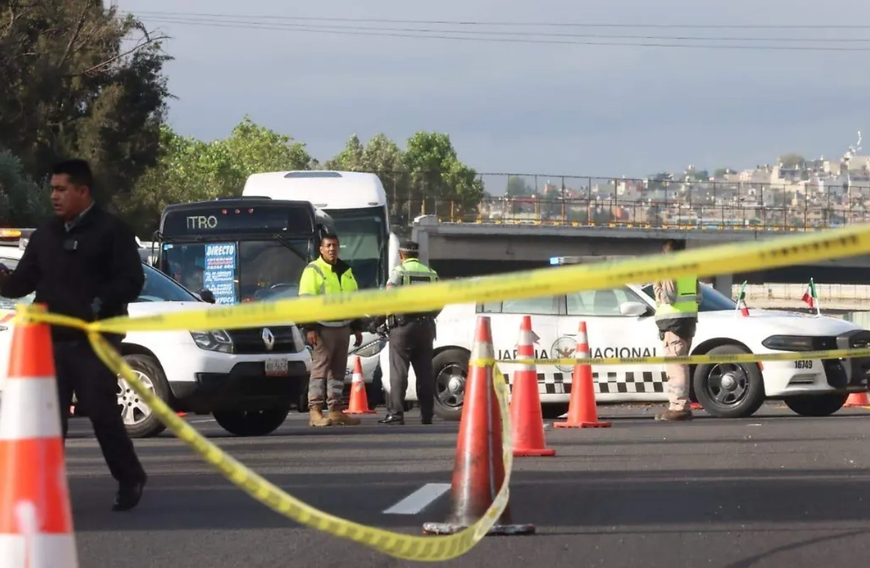 Motociclista pierde la vida en la México–Pachuca