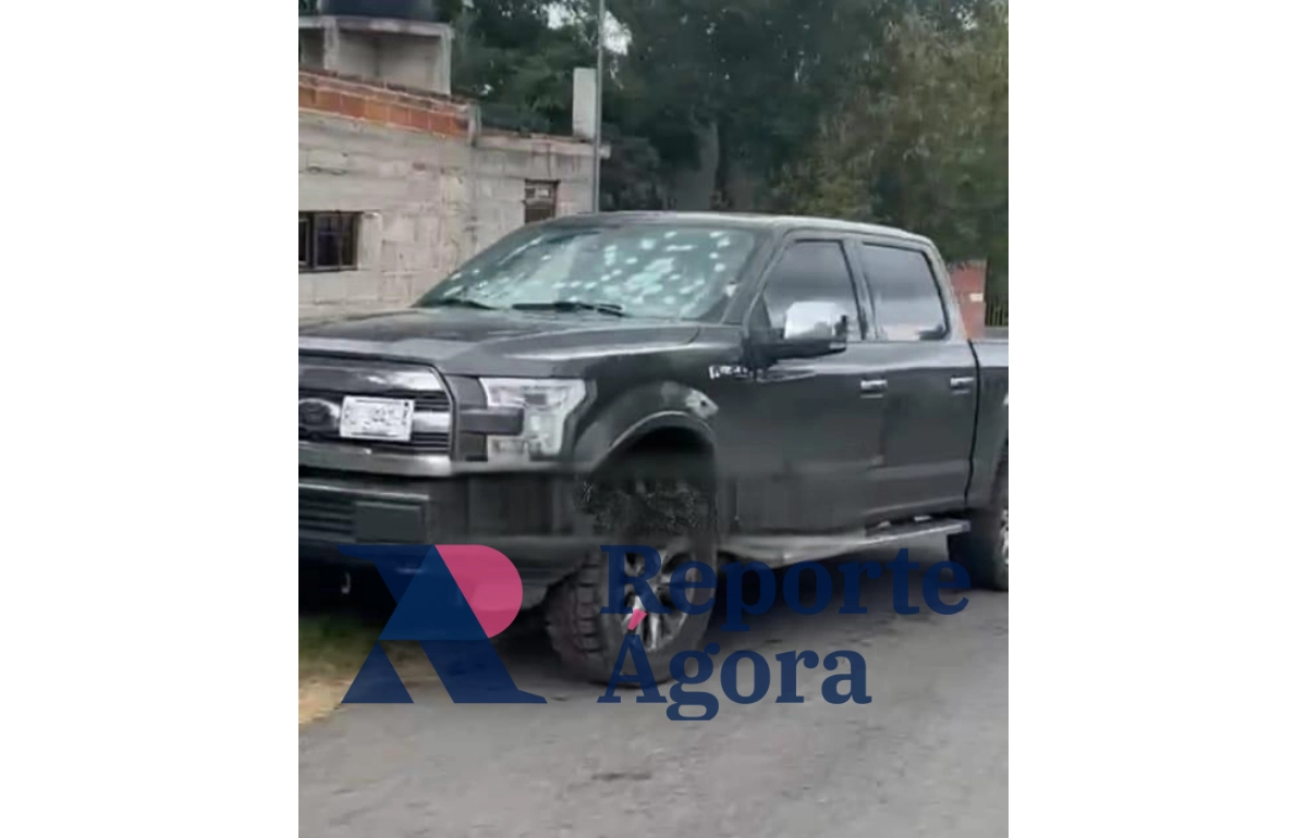 ¡Balacera en Nopala! Comando embosca camioneta blindada en Hidalgo