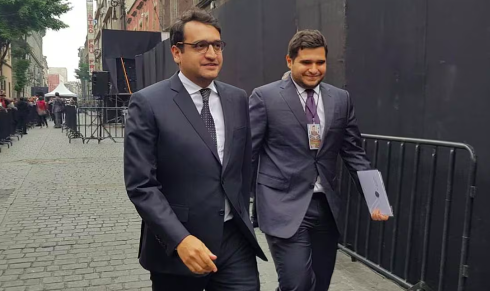 Andrés y Gonzalo López Beltrán, hijos del expresidente Andrés Manuel López Obrador.