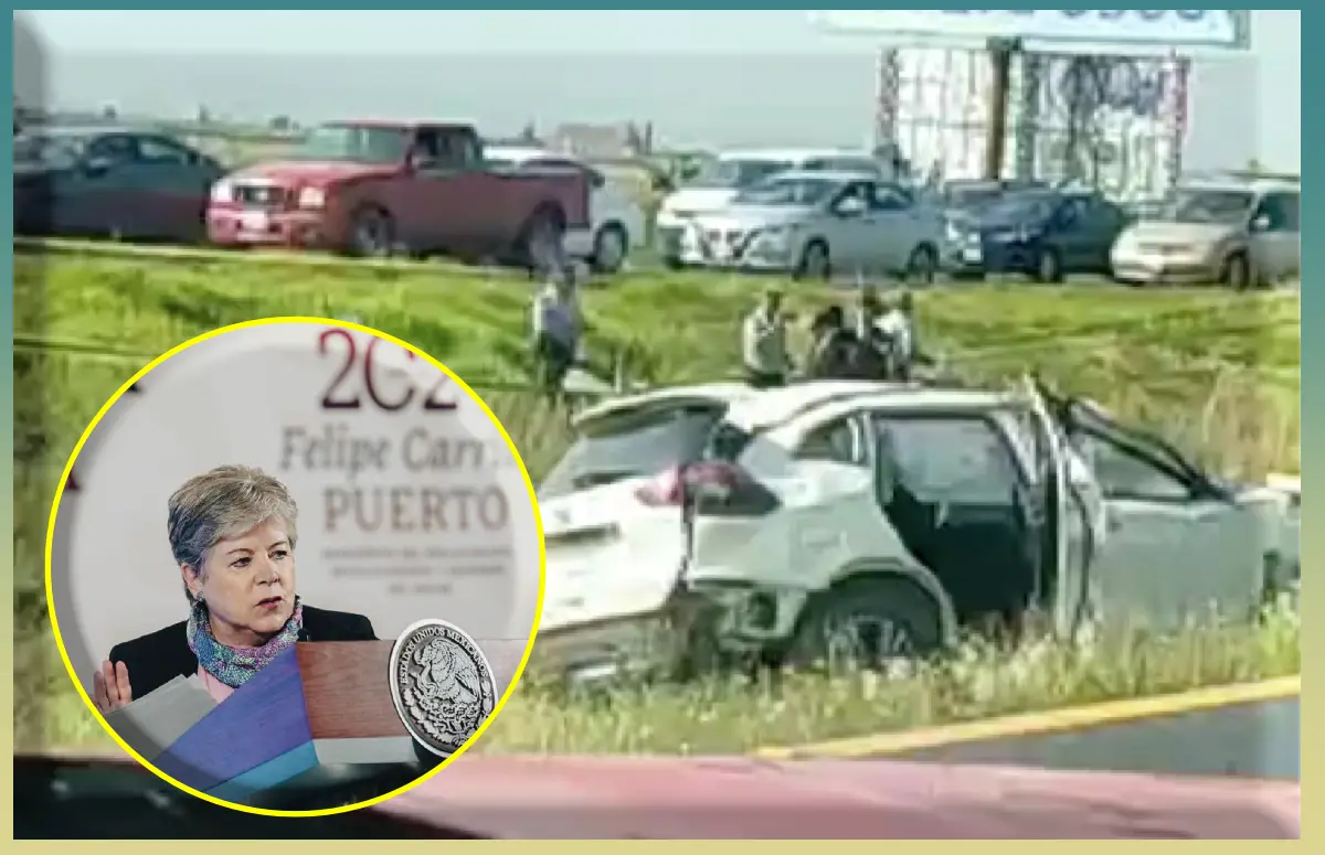 Un escolta de Alicia Bárcena fallece y tres más resultan heridos tras volcadura en la carretera México–Pachuca