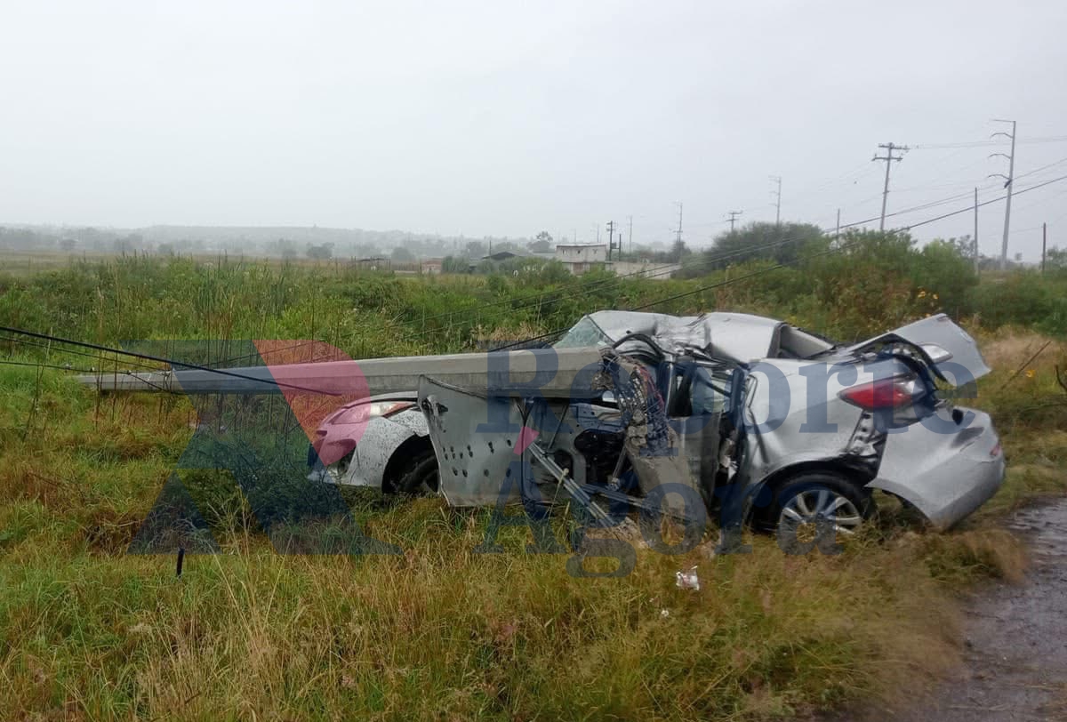 Accidente sobre carretera Ixmiquilpan–Actopan deja un lesionado en La Lagunilla