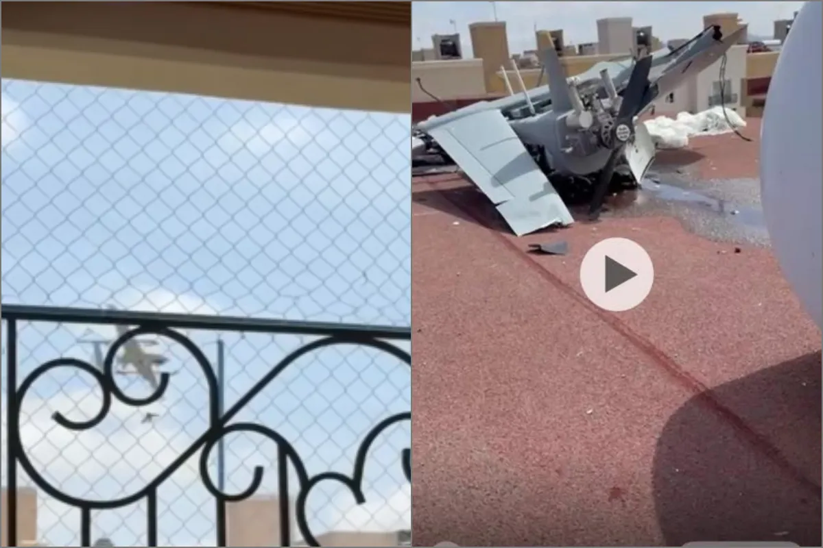 Se estrella avión no tripulado en fraccionamiento Los Viñedos, en Zempoala