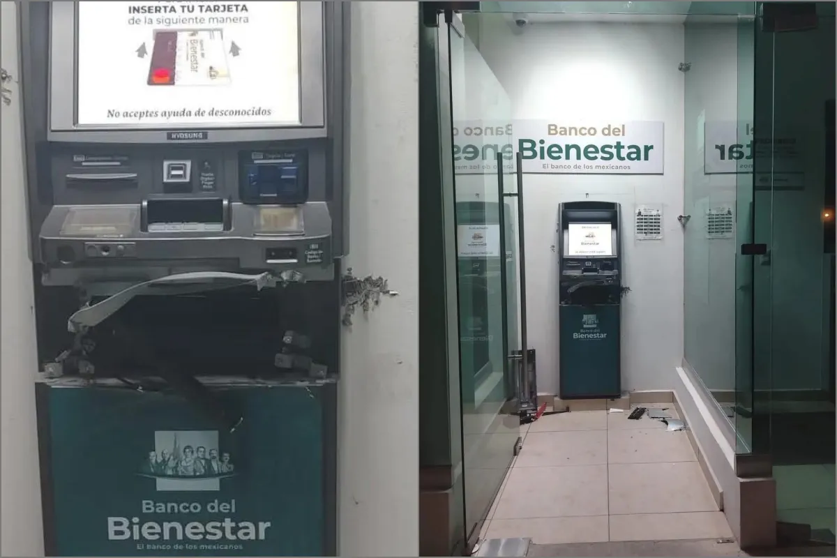 Intentan saquear cajero del Bienestar en Huichapan