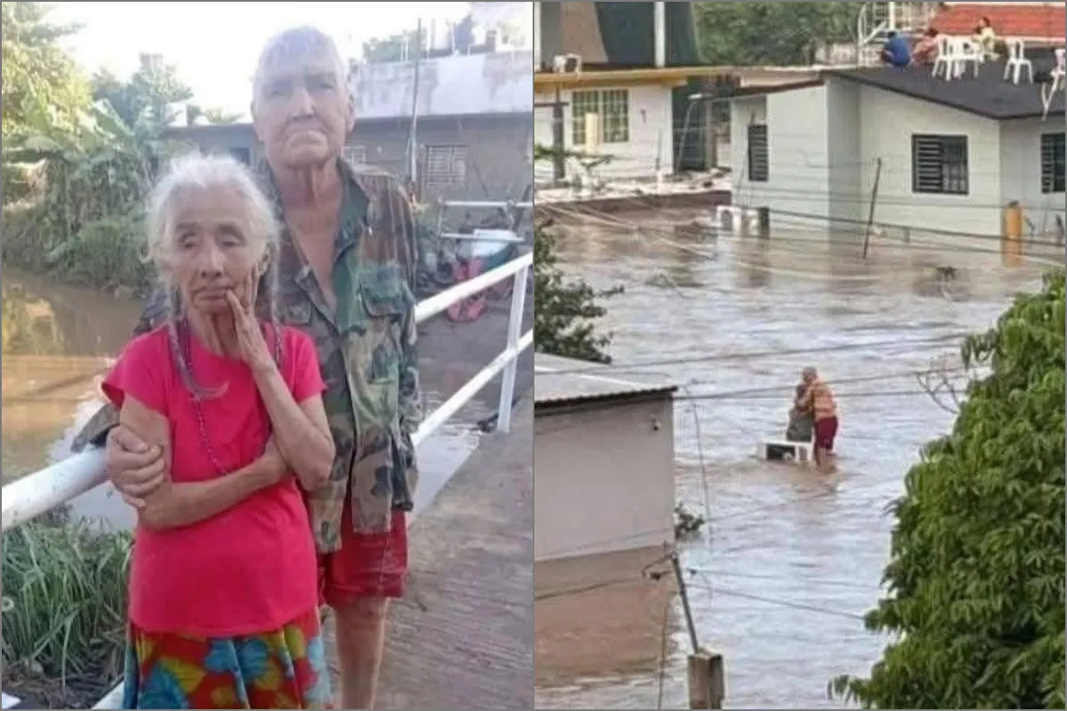 Doña Elodia Reyes e Hilario Reynosa habían sobrevivido abrazados la inundación de Poza Rica, causada por el desbordamiento del río Cazones el pasado 10 de octubre.