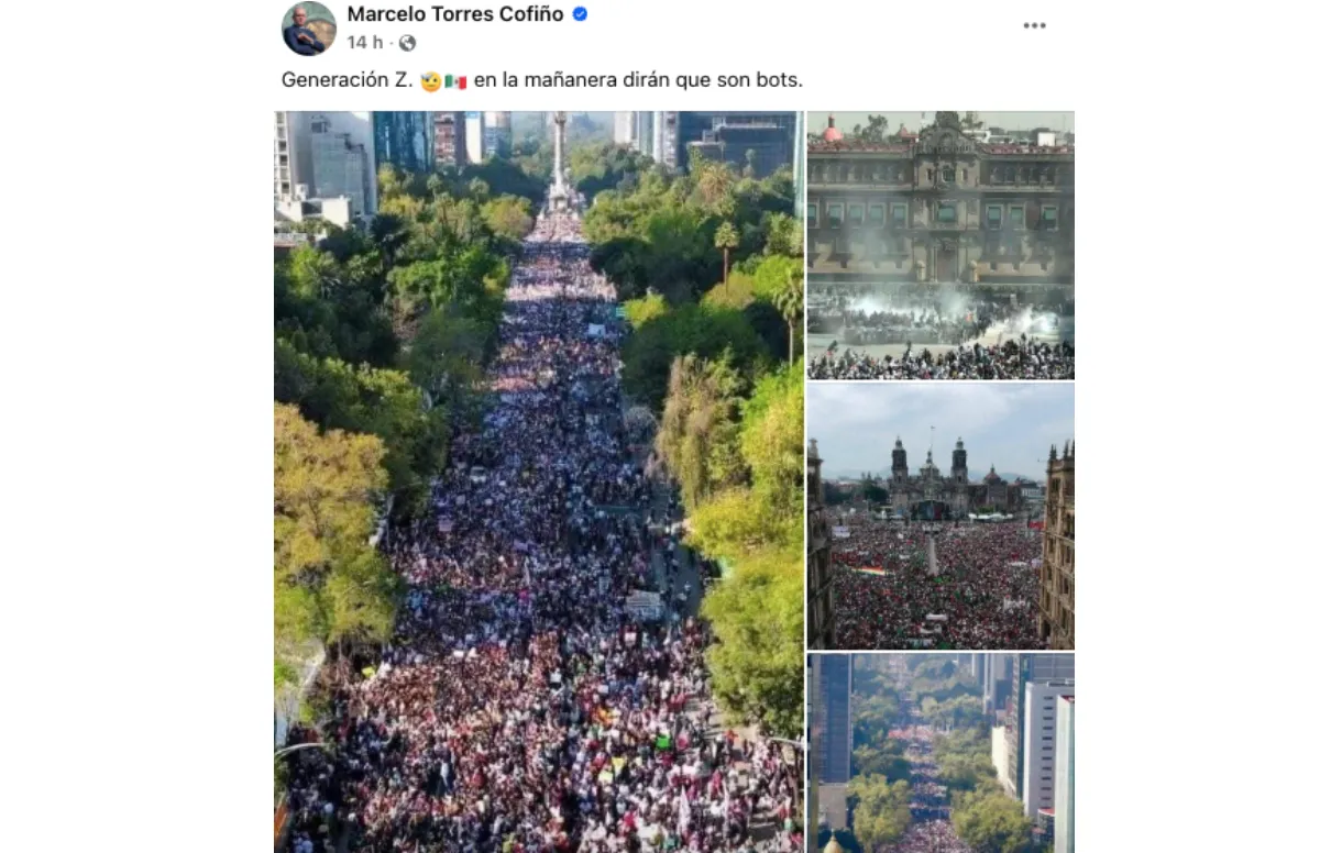 VIDEO: Diputado del PAN presume marcha Z con fotos de AMLO y la 4T